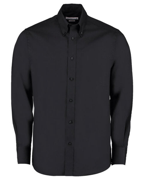 Kustom Kit KK188 Tailored Premium Long Sleeve Oxford Shirt