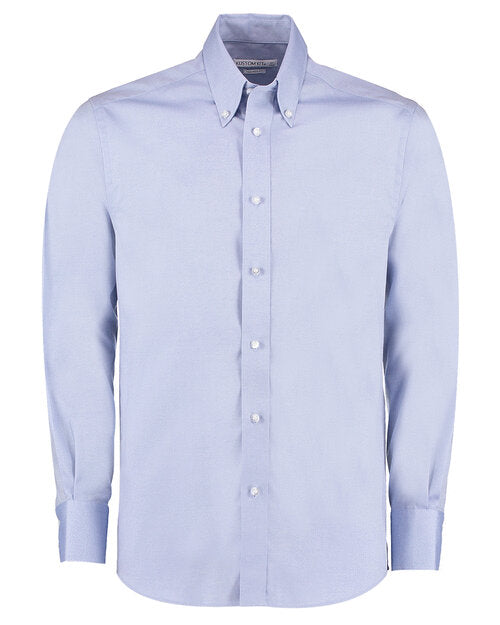 Kustom Kit KK188 Tailored Premium Long Sleeve Oxford Shirt