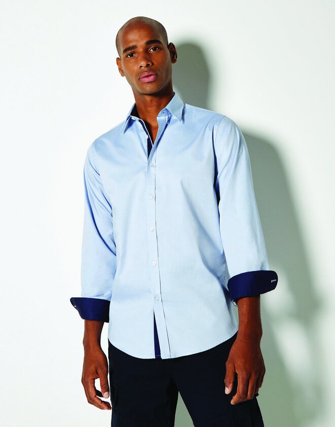 Kustom Kit KK190 Mens L/S Button Down Shirt