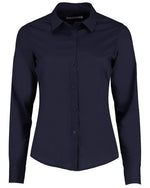 Kustom Kit KK242 Ladies Tailored Fit Poplin Long Sleeve Shirt - thumbnail 4