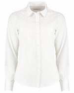 Kustom Kit KK242 Ladies Tailored Fit Poplin Long Sleeve Shirt - thumbnail 7