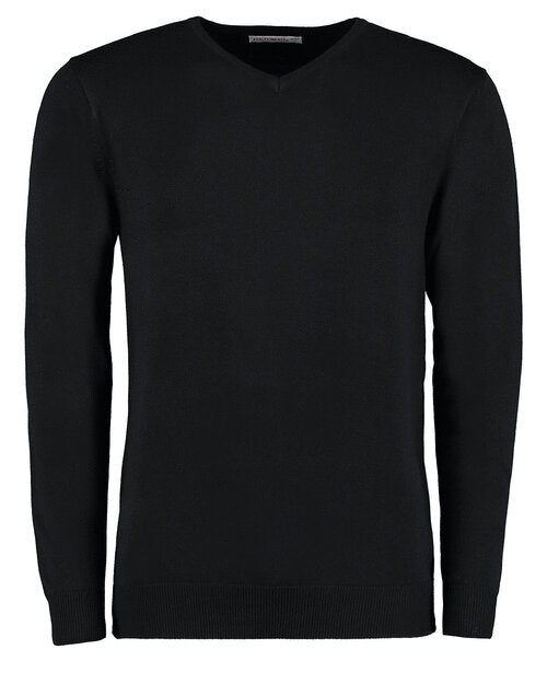 Kustom Kit KK352 Regular Fit Arundel V-Neck Long Sleeve Sweater