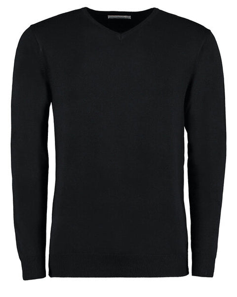 Kustom Kit KK352 Regular Fit Arundel V-Neck Long Sleeve Sweater