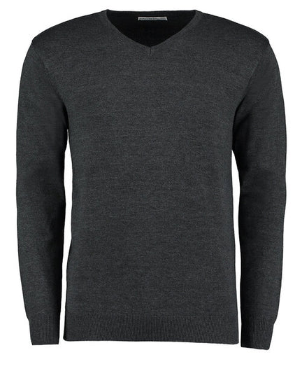 Kustom Kit KK352 Regular Fit Arundel V-Neck Long Sleeve Sweater