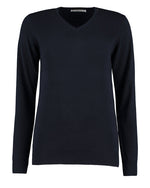 Kustom Kit KK353 Ladies Classic Fit Arundel V-Neck Long Sleeve Sweater - thumbnail 4