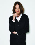 Kustom Kit KK354 Ladies Classic Fit Arundel V-Neck Long Sleeve Cardigan - thumbnail 2
