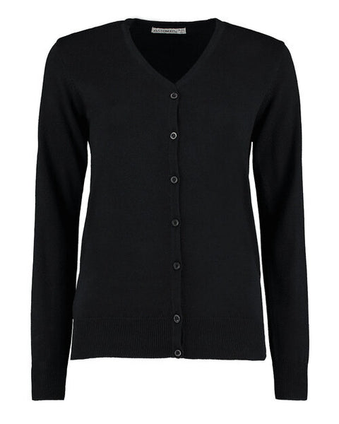 Kustom Kit KK354 Ladies Classic Fit Arundel V-Neck Long Sleeve Cardigan
