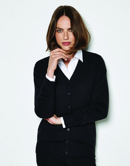 Kustom Kit KK354 Ladies Classic Fit Arundel V-Neck Long Sleeve Cardigan