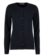 Kustom Kit KK355 Ladies Classic Fit Arundel Crew Neck Long Sleeve Cardigan - thumbnail 4