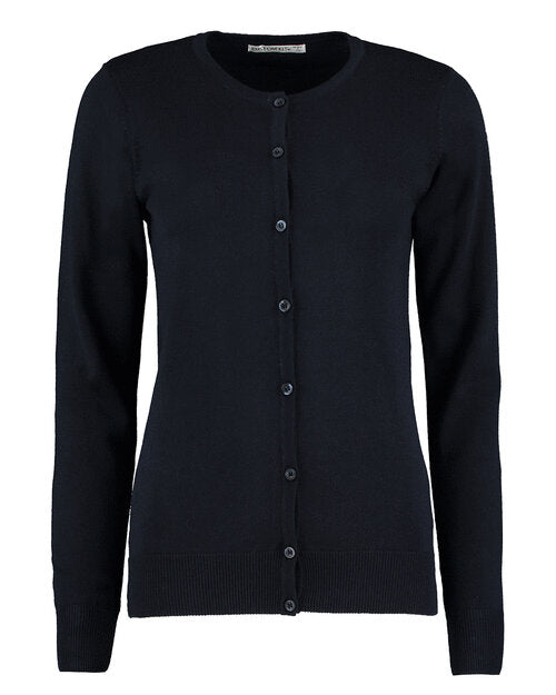 Kustom Kit KK355 Ladies Classic Fit Arundel Crew Neck Long Sleeve Cardigan