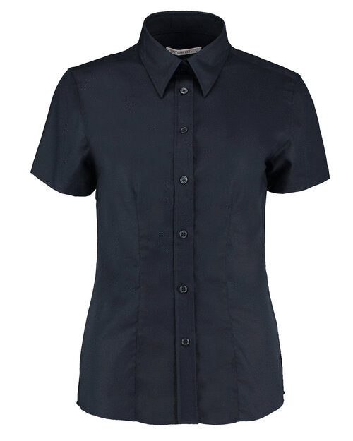 Kustom Kit KK360 Ladies Tailored Fit Workwear Oxford Short Sleeve Shirt
