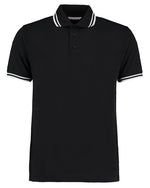 Kustom Kit KK409 Classic Fit Tipped Collar Two Tone Polo - thumbnail 14