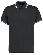 Kustom Kit KK409 Classic Fit Tipped Collar Two Tone Polo - thumbnail 8