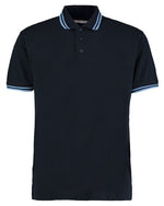 Kustom Kit KK409 Classic Fit Tipped Collar Two Tone Polo - thumbnail 2