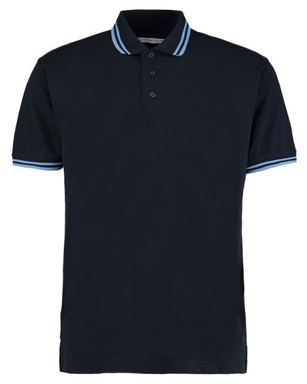 Kustom Kit KK409 Classic Fit Tipped Collar Two Tone Polo
