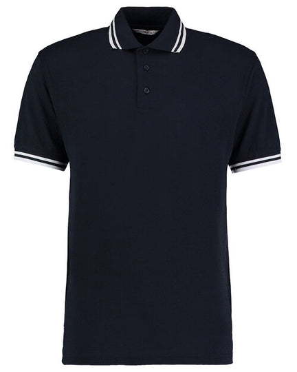 Kustom Kit KK409 Classic Fit Tipped Collar Two Tone Polo