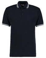 Kustom Kit KK409 Classic Fit Tipped Collar Two Tone Polo - thumbnail 17
