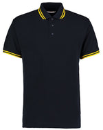 Kustom Kit KK409 Classic Fit Tipped Collar Two Tone Polo - thumbnail 18