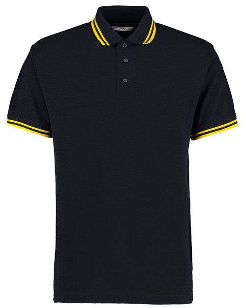 Kustom Kit KK409 Classic Fit Tipped Collar Two Tone Polo