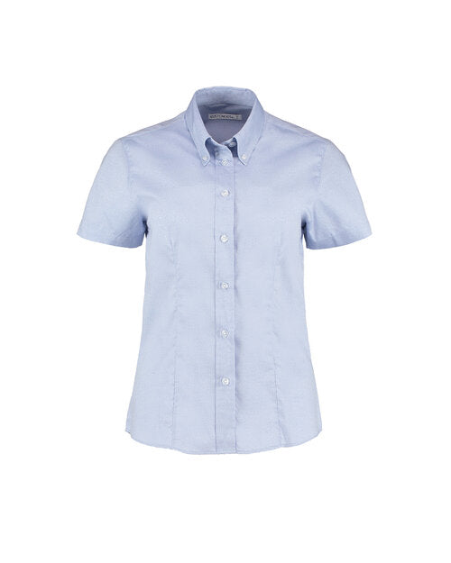 Kustom Kit KK701 Ladies Tailored Fit Premium Oxford Short Sleeve Shirt