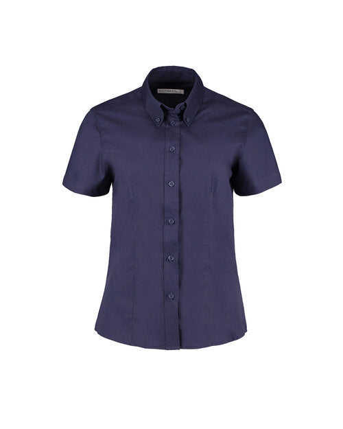Kustom Kit KK701 Ladies Tailored Fit Premium Oxford Short Sleeve Shirt
