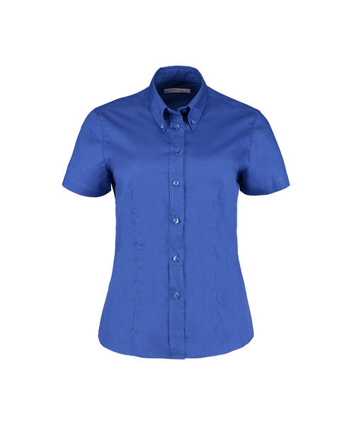 Kustom Kit KK701 Ladies Tailored Fit Premium Oxford Short Sleeve Shirt