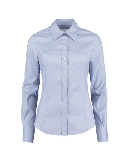 Kustom Kit KK702 Tailored Fit Premium Oxford Long Sleeve Shirt