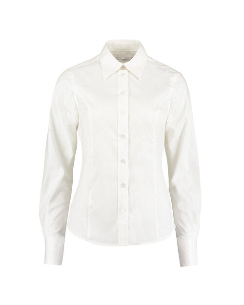 Kustom Kit KK702 Tailored Fit Premium Oxford Long Sleeve Shirt
