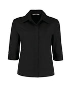 Kustom Kit KK715 Ladies Tailored Fit Continental 3/4 Sleeve Blouse