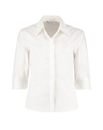 Kustom Kit KK715 Ladies Tailored Fit Continental 3/4 Sleeve Blouse - thumbnail 4