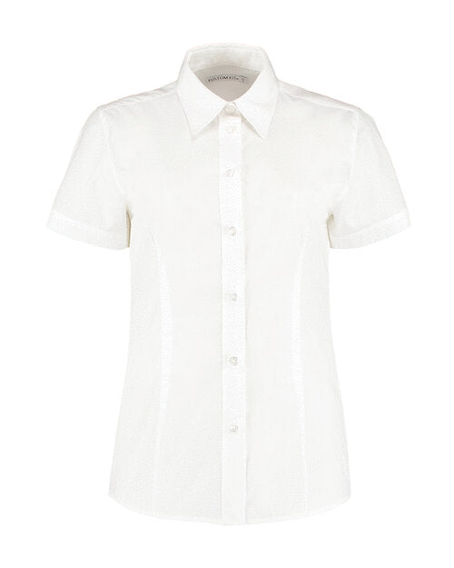 Kustom Kit KK728 Ladies Classic Fit Workforce Poplin Short Sleeve Shirt