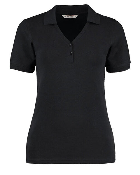 Kustom Kit KK732 Ladies Regular Fit Comfortec V-Neck Polo