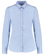 Kustom Kit KK782 Tailored Fit Stretch Oxford Long Sleeve - thumbnail 3