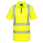 Portwest KX3 Sport Hi-Vis Zip Polo Shirt S/S - thumbnail 6