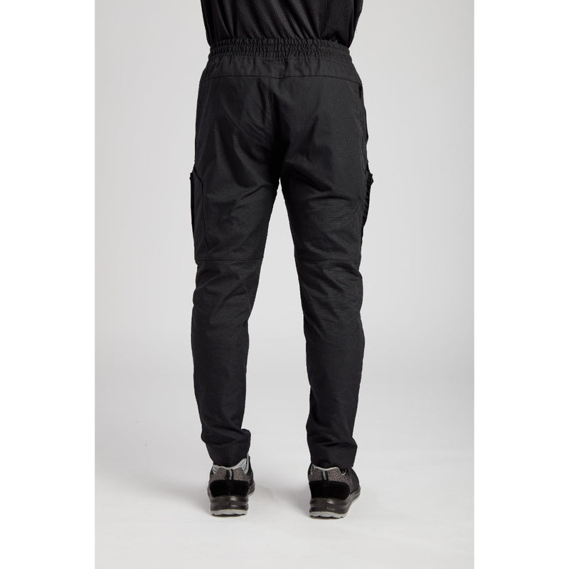 Rear studio shot of the Portwest KX3 Drawstring Combat Trouser.