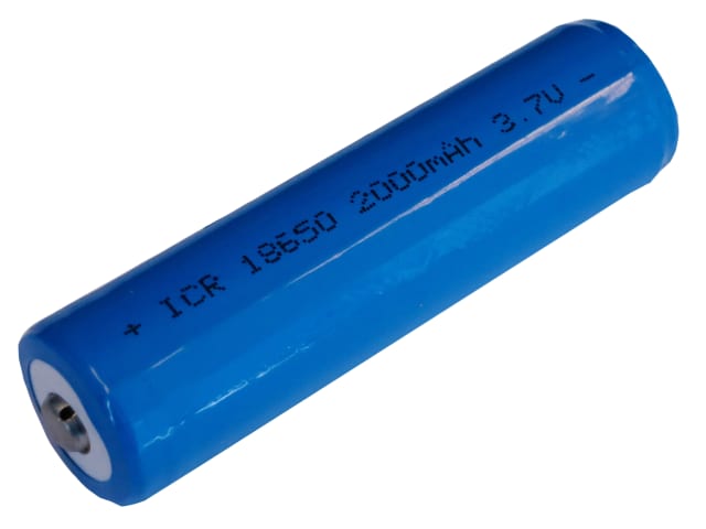 Lighthouse Rechargeable 18650 Li-ion Battery 3.7V 2000mAh - [CLEARANCE]