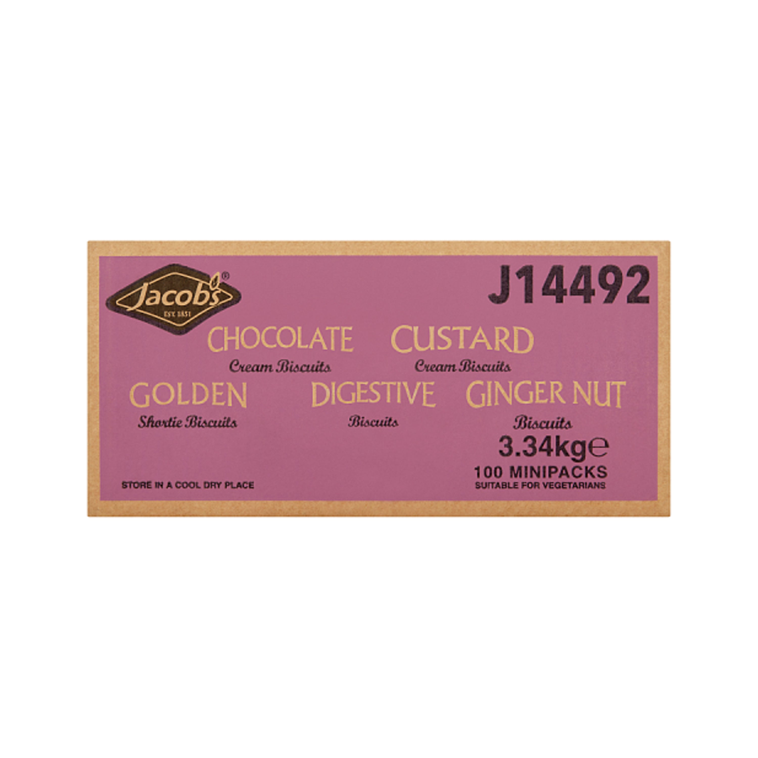 Jacobs Popular Biscuits Mini Packs – (Pack of 100)