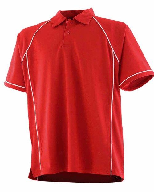 Finden & Hales Performance Piped Polo - LV370M