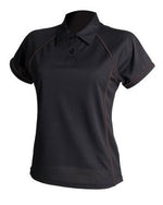 Finden & Hales Ladies Piped Performance Polo - LV371M - thumbnail 2