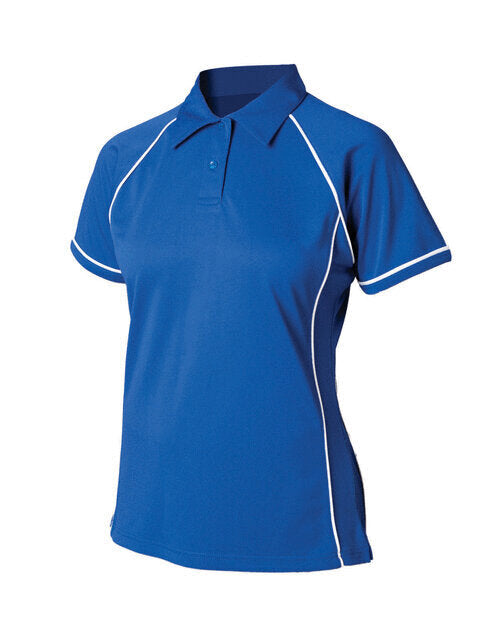 Finden & Hales Ladies Piped Performance Polo - LV371M