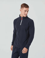 Finden & Hales 1/4 Zip Piped Fleece Top - LV570M - thumbnail 1