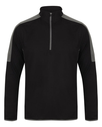Finden & Hales 1/4 Zip Midlayer Contrast - LV571M