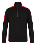 Finden & Hales 1/4 Zip Midlayer Contrast - LV571M