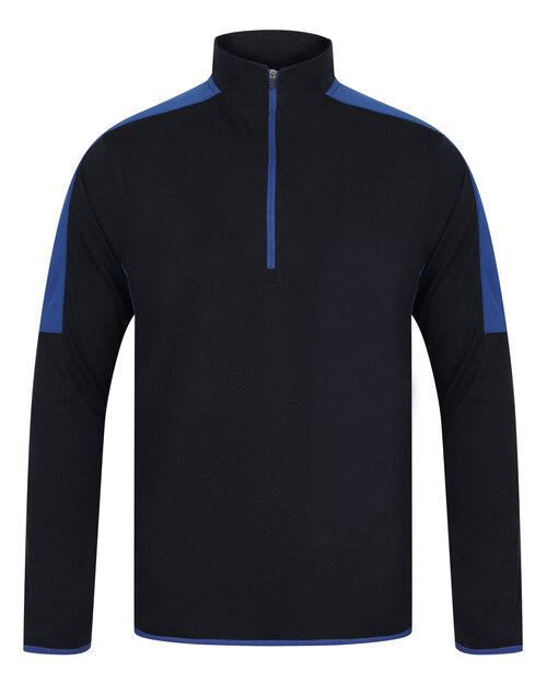Finden & Hales 1/4 Zip Midlayer Contrast - LV571M