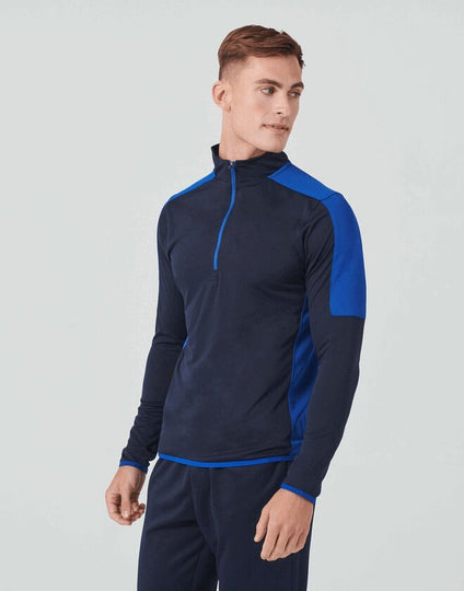 Finden & Hales 1/4 Zip Midlayer Contrast - LV571M