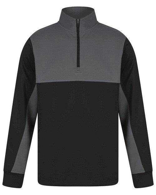 Finden & Hales Adults 1/4 Zip Tracksuit Top - LV874M