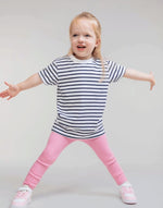 Larkwood Striped Crew Neck T-Shirt - LW27TB - thumbnail 1