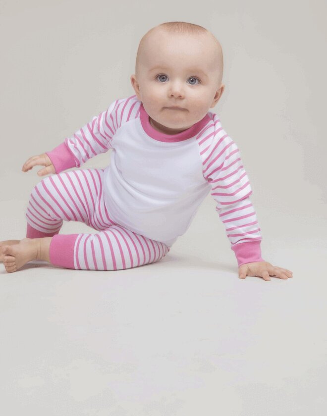 Larkwood Striped Pyjamas - LW72TB
