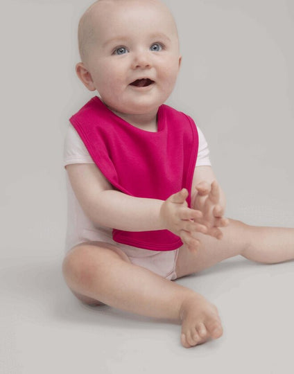 Larkwood Plain And Contrast Bib - LW82TB