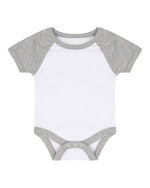 Larkwood Short Sleeve Baseball Bodysuit - LW502TB - thumbnail 2